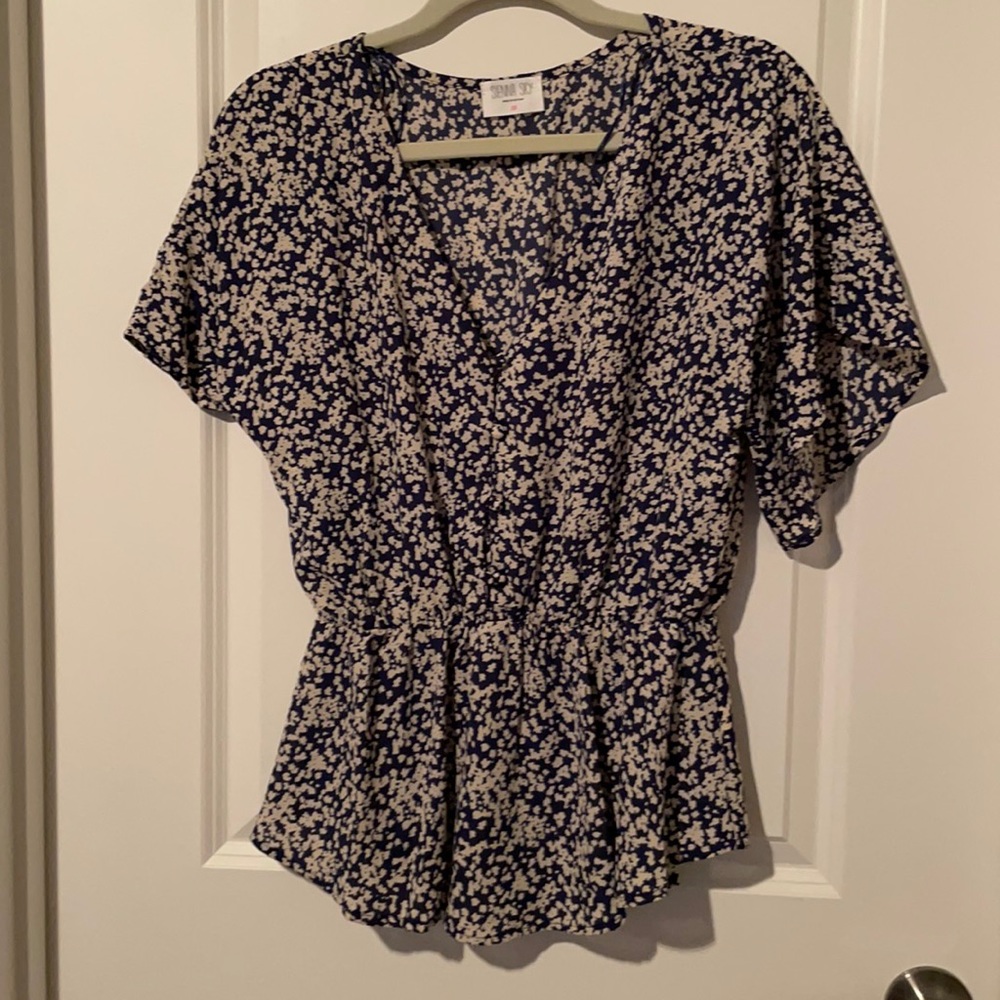 Sienna sky floral blouse